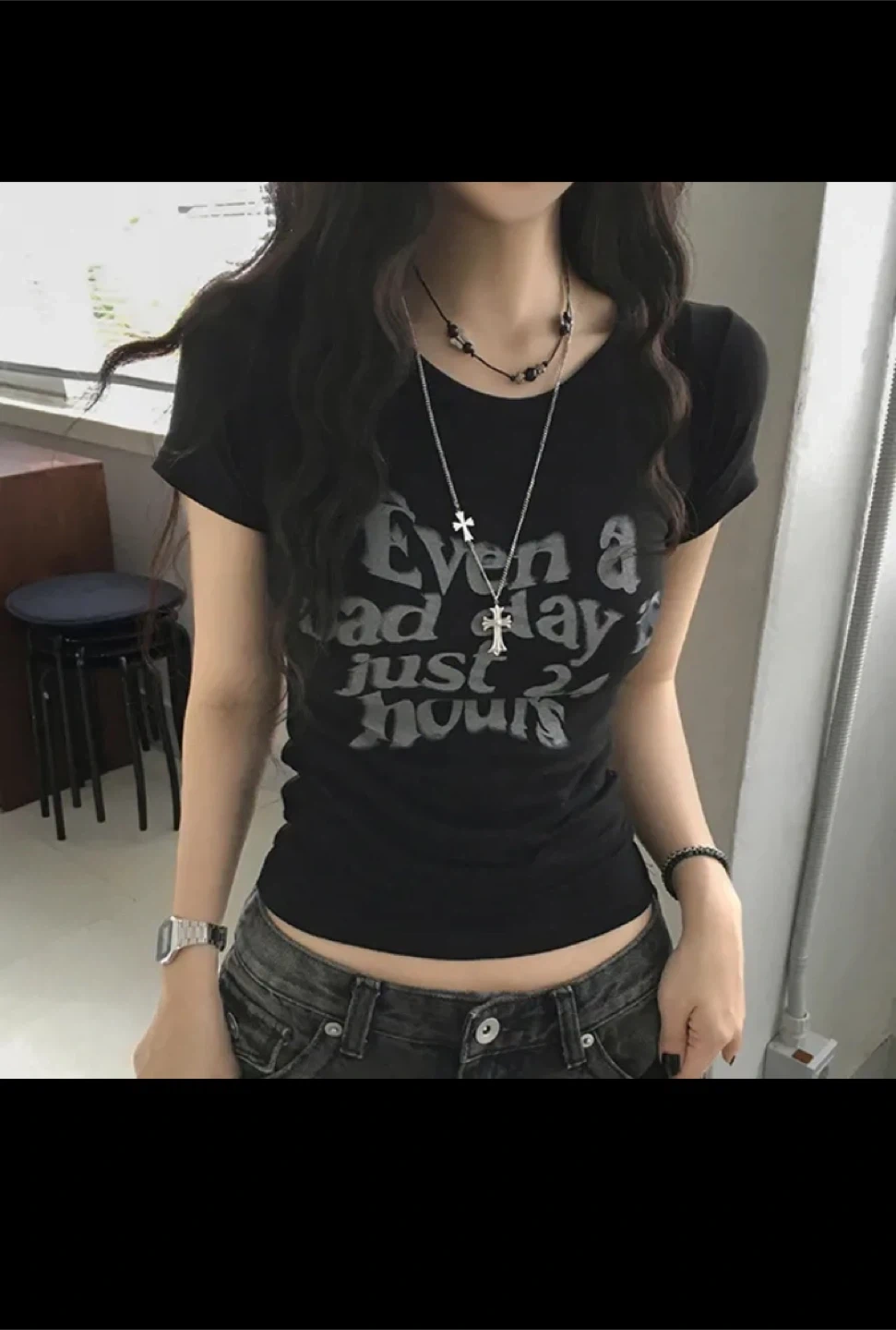 夏日小記伊文斯勞短袖T-shirt (2 COLOURS)