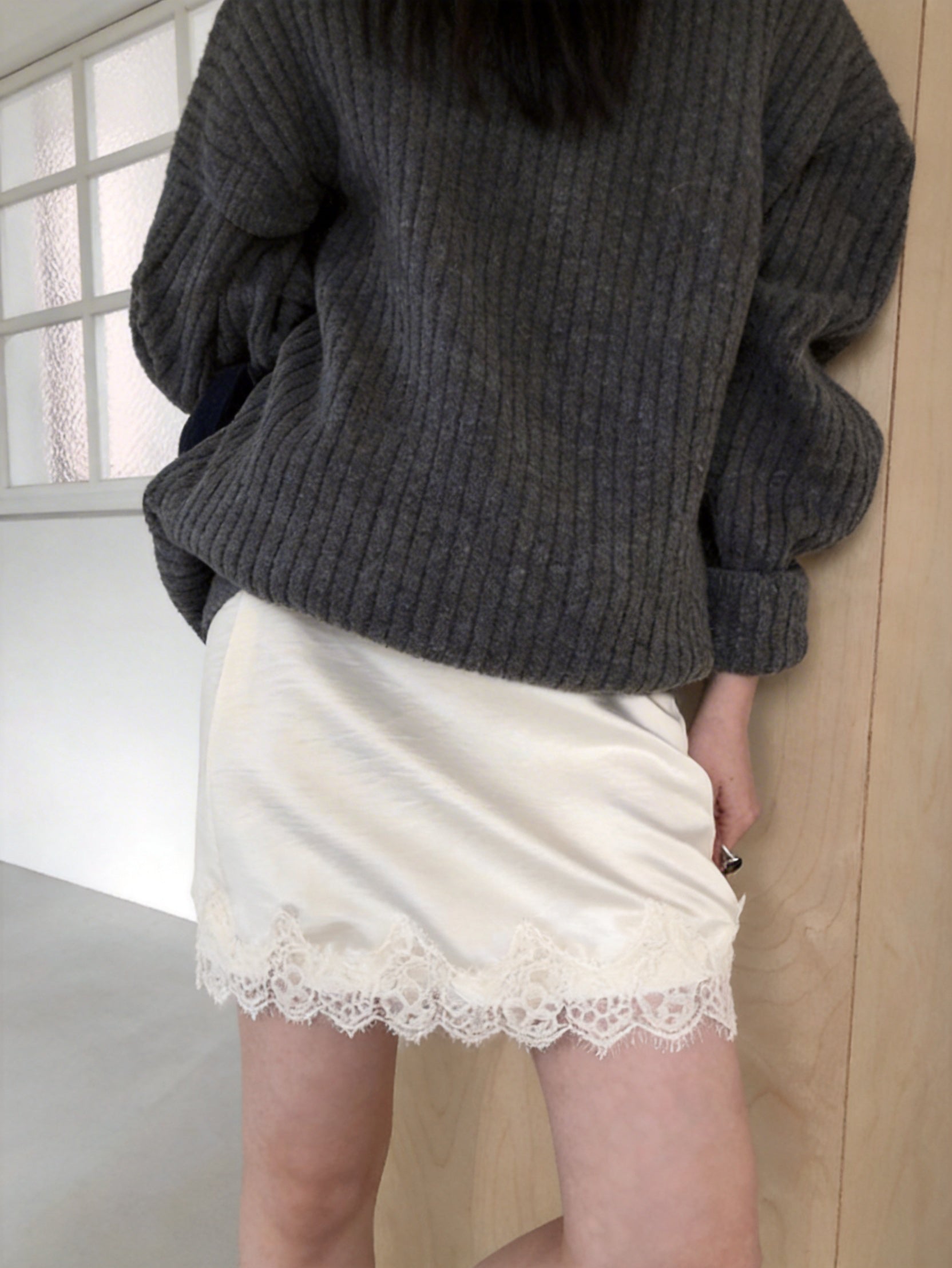 蕾絲吊帶連衣裙 (3 COLOURS)