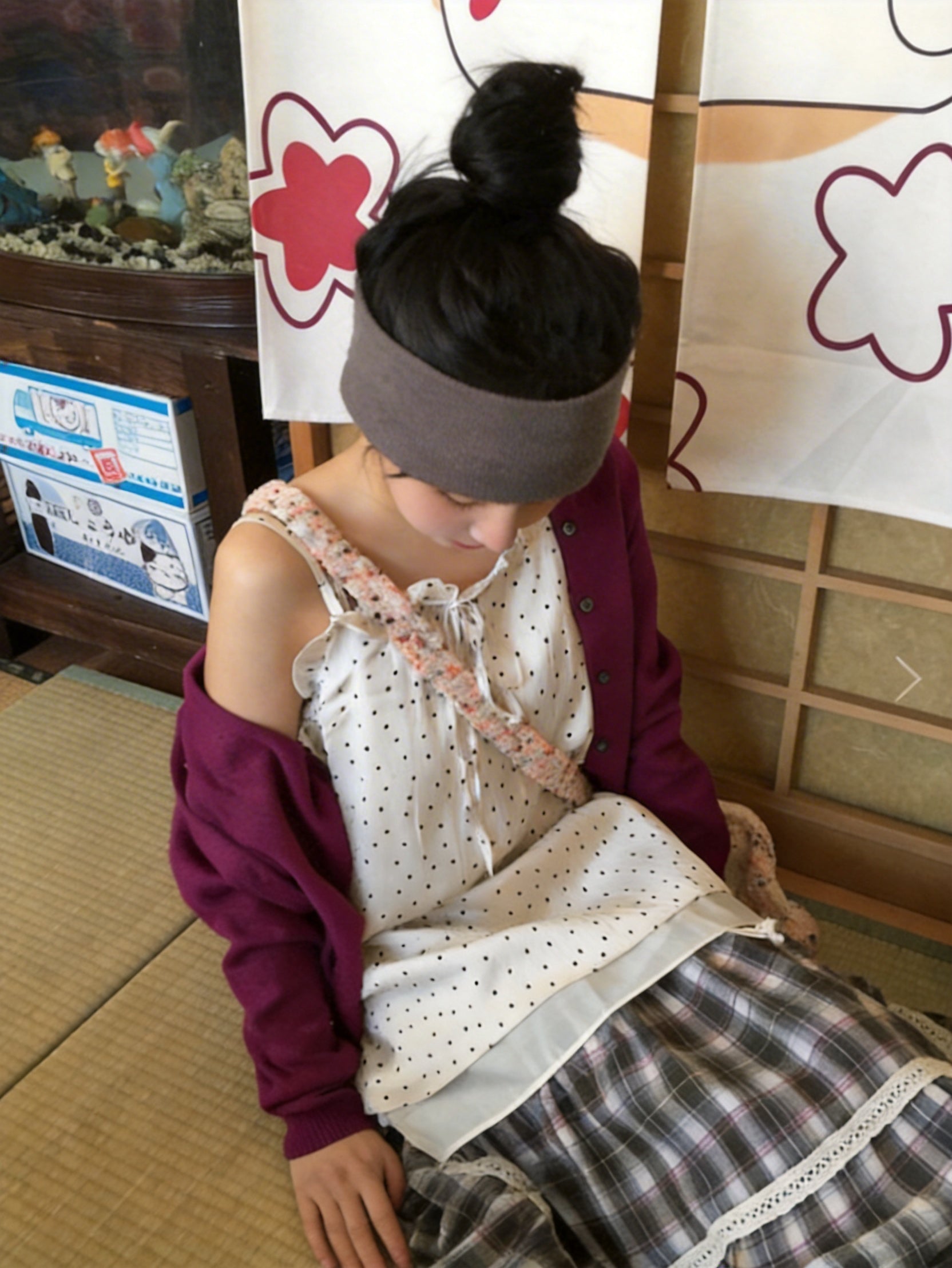 莎莎圓點連衣裙 (2 COLOURS)