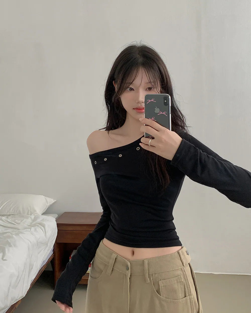 KOREA EYELE 鉚釘T-shirt