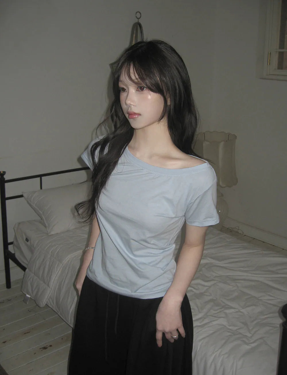 $99買一送一！KOREA DAILY MOOD TWO WAY NECK TOP (4 COLOURS)