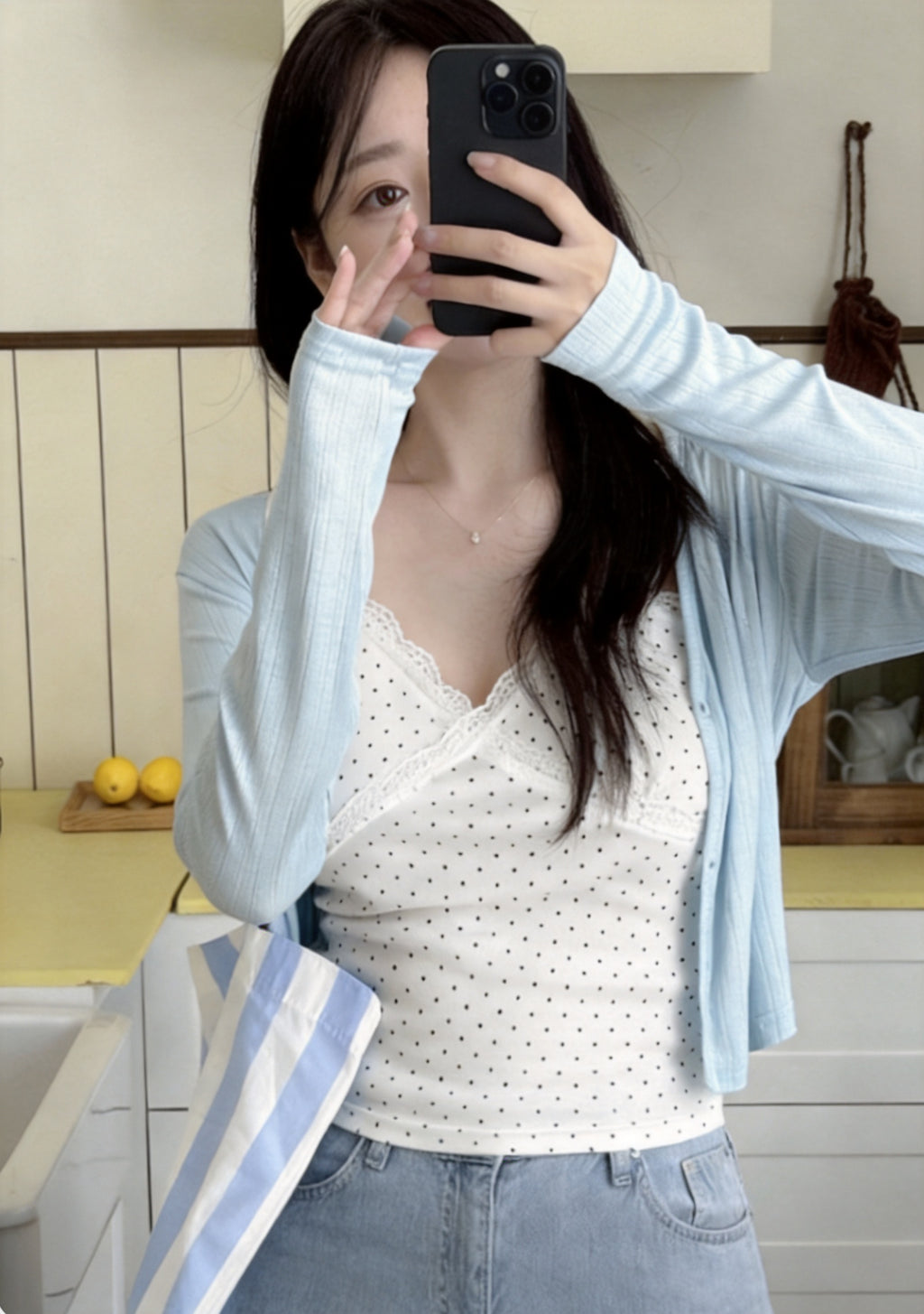 26SS 米利點蕾絲背心 (3 COLOURS)