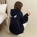 韓國東大門天使翼連帽HOODIE 春裝薄料 (5 COLOURS) 男女同款