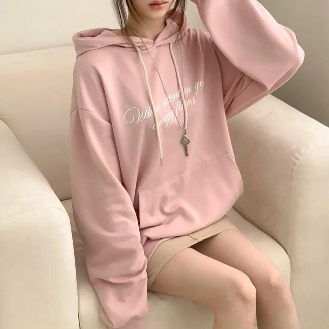 韓國東大門天使翼連帽HOODIE 春裝薄料 (5 COLOURS) 男女同款