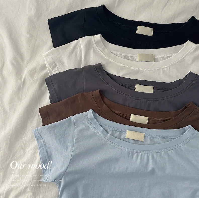 $99買一送一！KOREA DAILY MOOD TWO WAY NECK TOP (4 COLOURS)