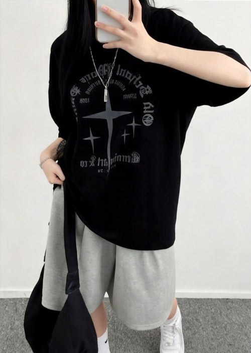 寬鬆版型克羅斯塔短袖T恤 (3 COLOURS)