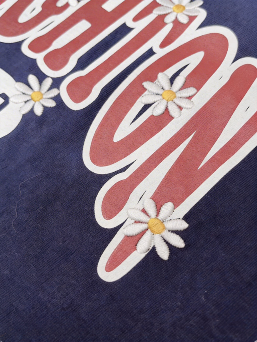 Brighton 雛菊刺繡寬鬆T-shirt