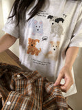 韓國小眾品牌 wearme 海埃皮珀T-shirt (2 COLOURS)