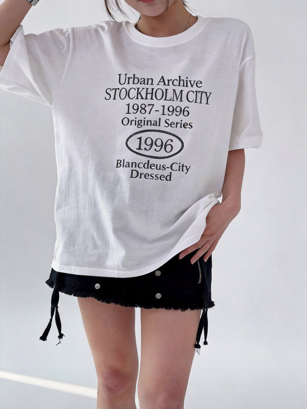 半印花短袖T-shirt (3 COLOURS)