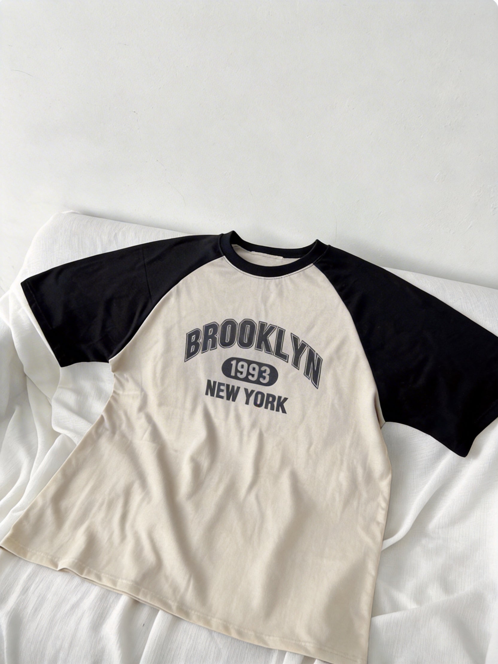Brooklyn 1993 拼色T-shirt (4 COLOURS)
