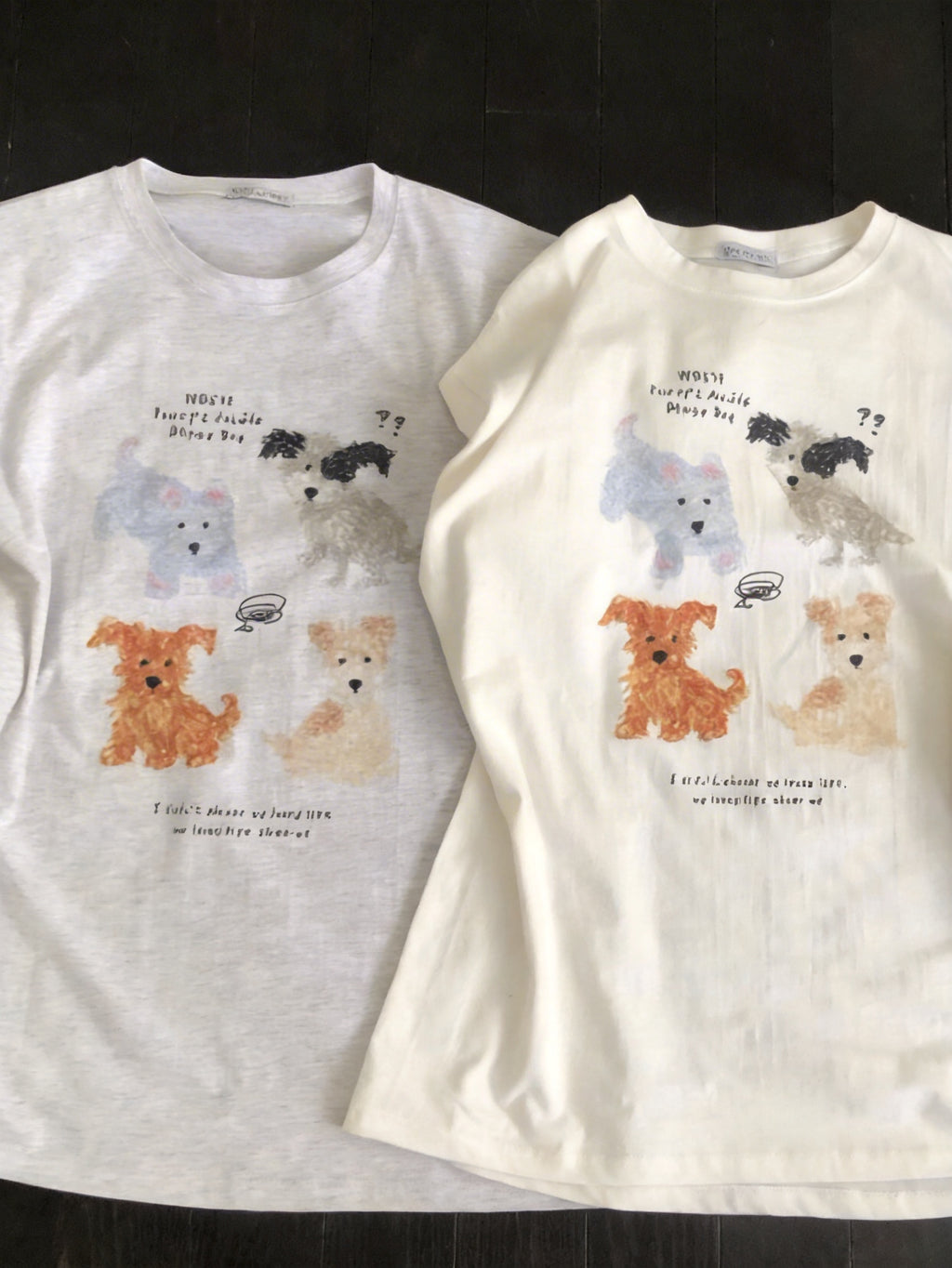 韓國小眾品牌 wearme 海埃皮珀T-shirt (2 COLOURS)