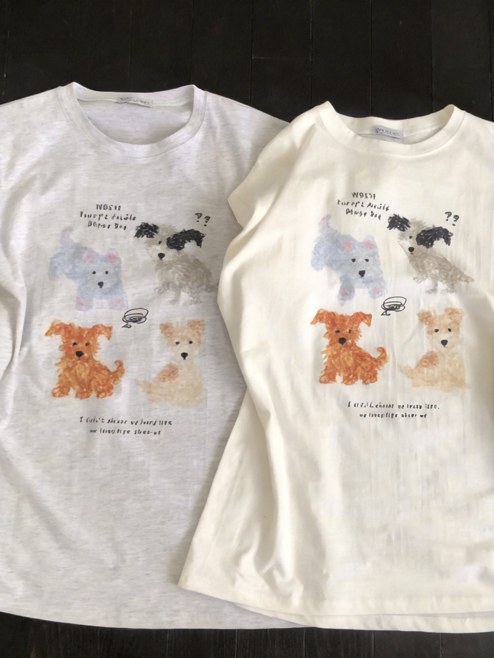 韓國小眾品牌 wearme 海埃皮珀T-shirt (2 COLOURS)