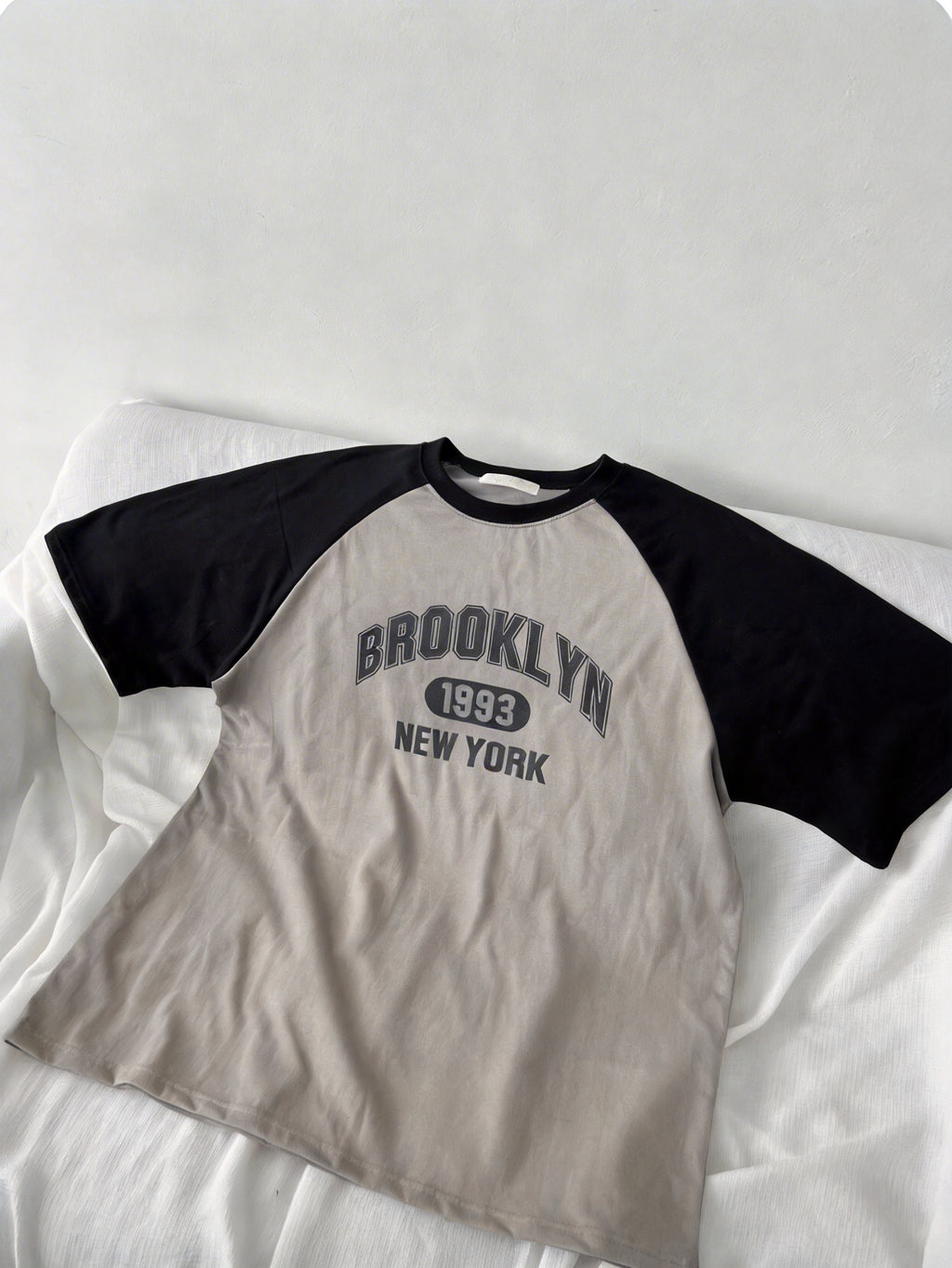 Brooklyn 1993 拼色T-shirt (4 COLOURS)
