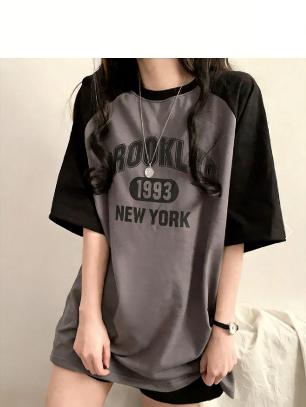 Brooklyn 1993 拼色T-shirt (4 COLOURS)