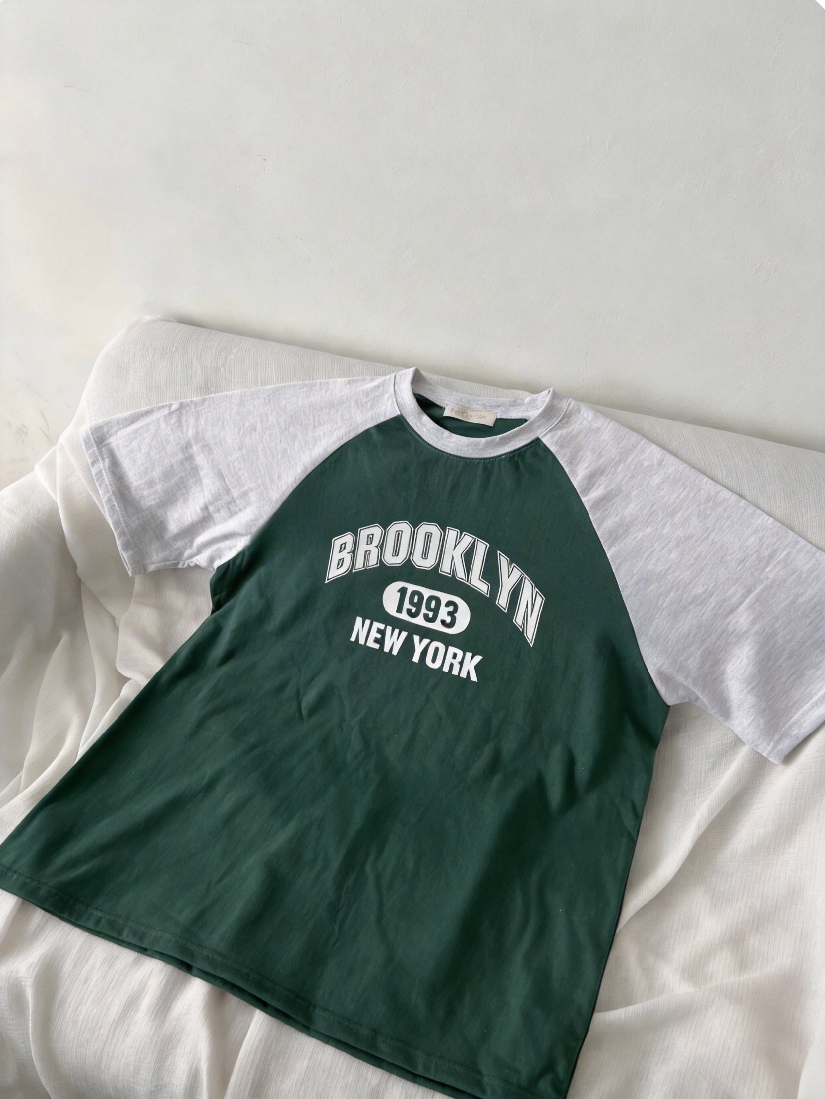 Brooklyn 1993 拼色T-shirt (4 COLOURS)