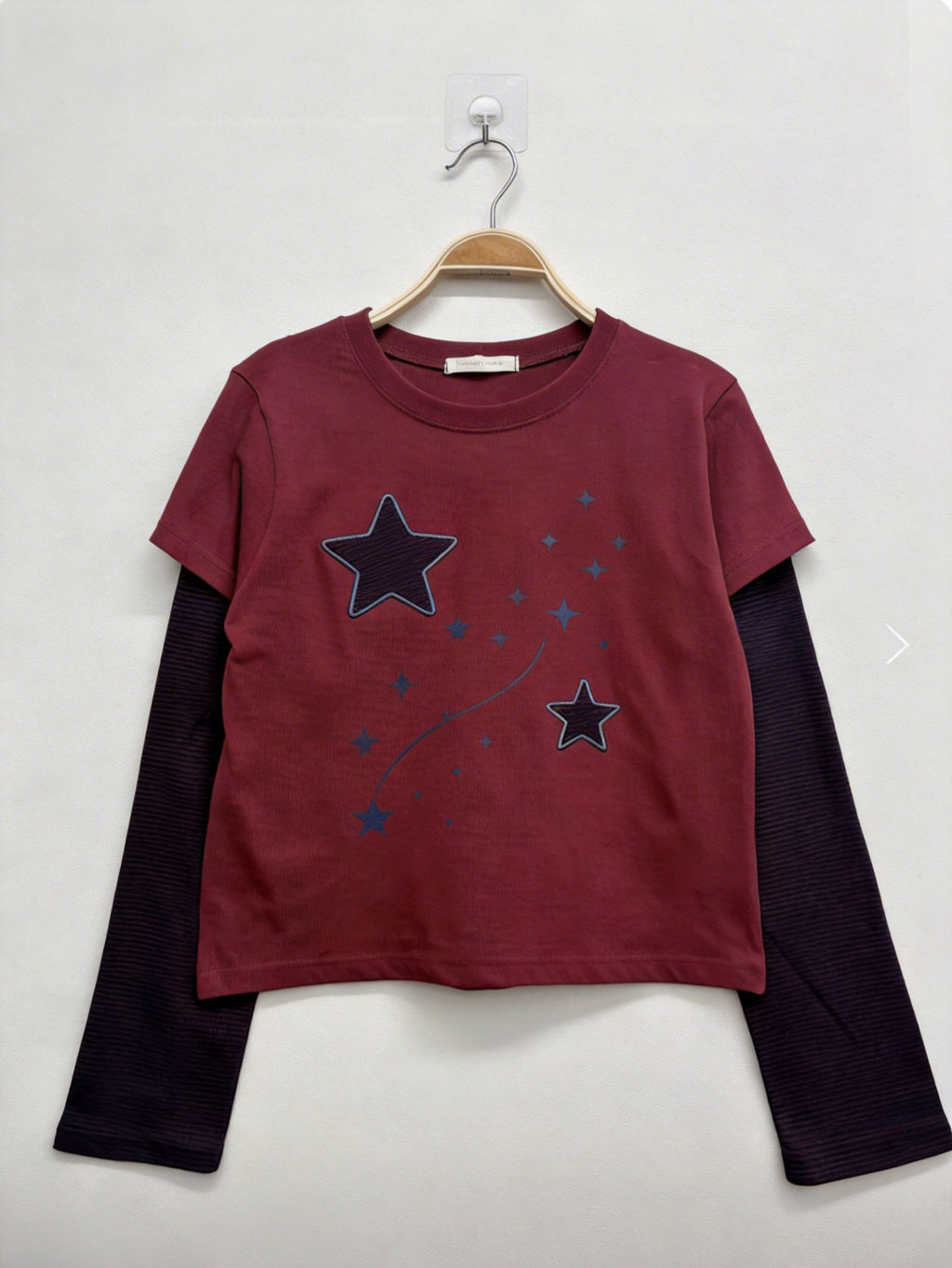 夜星層疊長袖T-shirt (4 COLOURS)