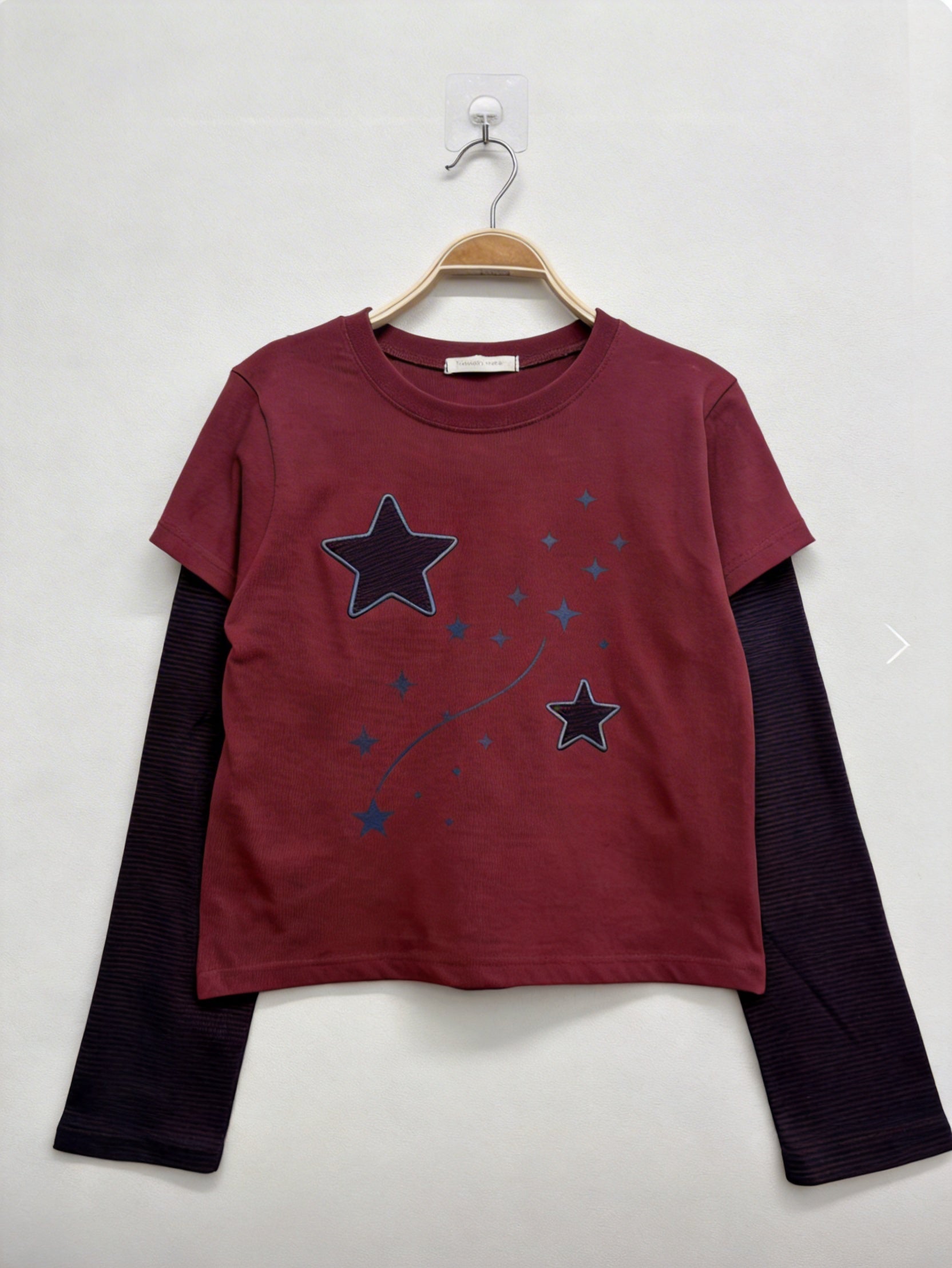 夜星層疊長袖T-shirt (4 COLOURS)