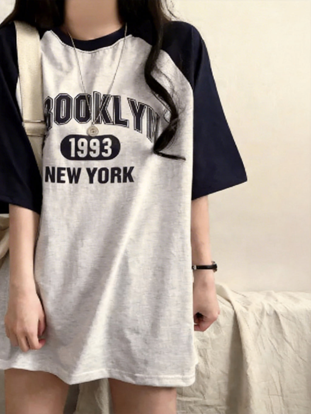 Brooklyn 1993 拼色T-shirt (4 COLOURS)