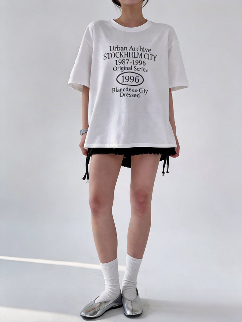 半印花短袖T-shirt (3 COLOURS)
