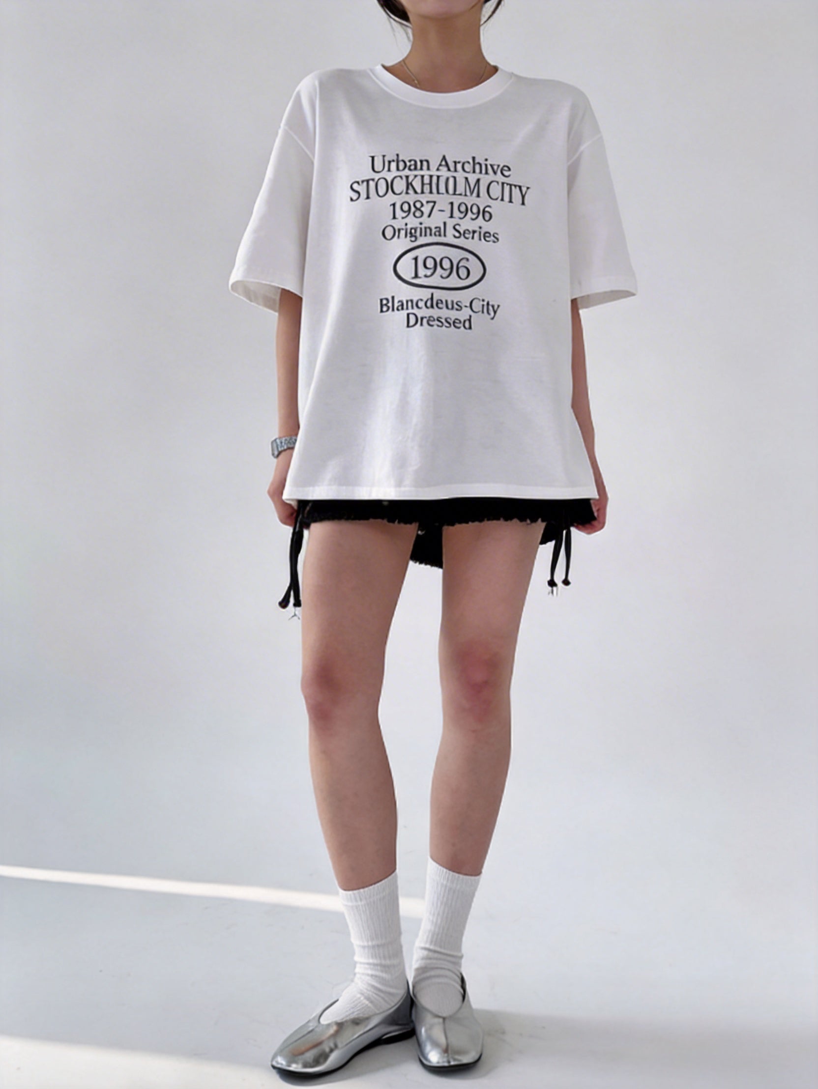 半印花短袖T-shirt (3 COLOURS)