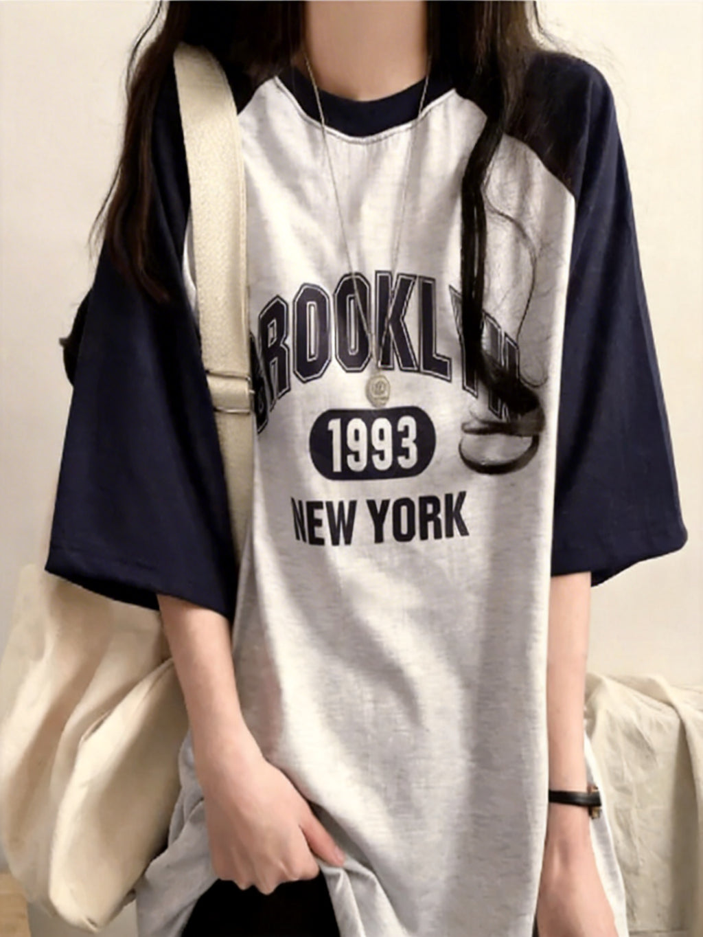 Brooklyn 1993 拼色T-shirt (4 COLOURS)