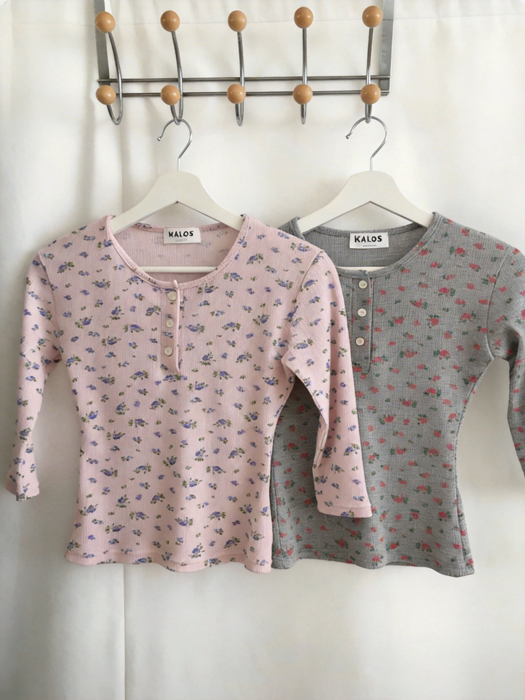 花紋華夫格T-shirt (2 COLOURS)