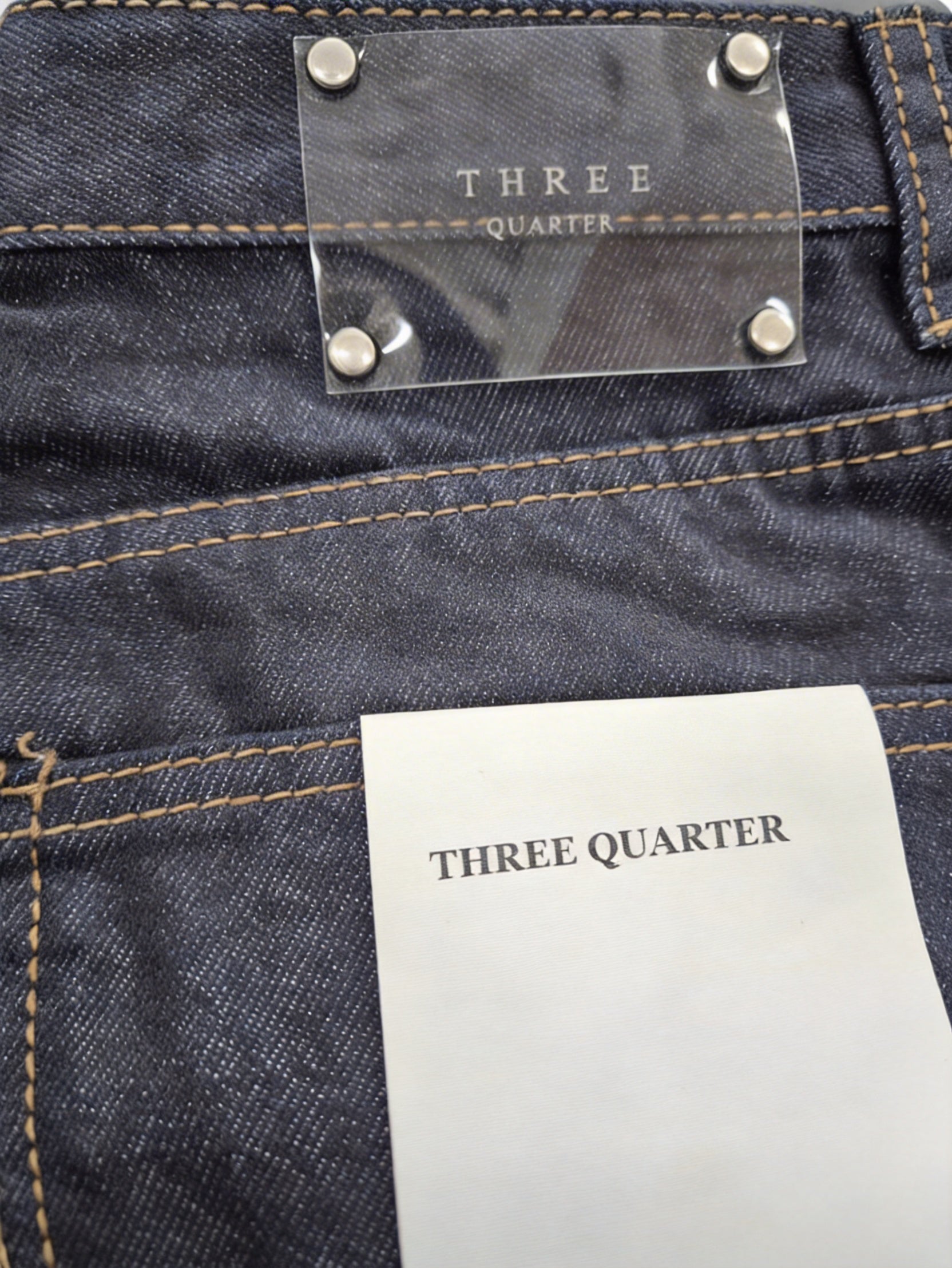 韓國製引擎百慕達6分牛仔褲 (3 SIZES)