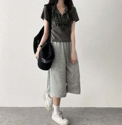 弗蘭基按扣短袖T-shirt (5 COLOURS)