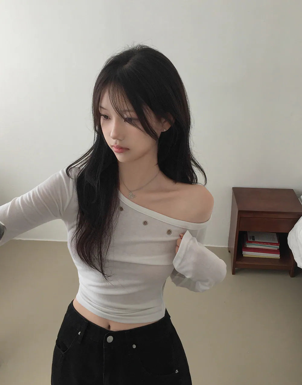 KOREA EYELE 鉚釘T-shirt